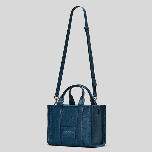 MARC JACOBS The Leather Small Tote – Blue Sea - Picture 5 of 10